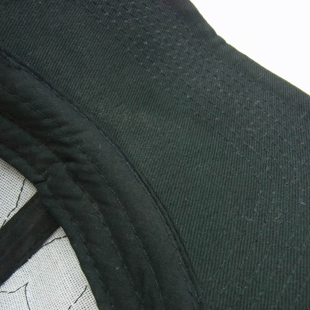 A&G エーアンドジー レザー クロスパッチ メッシュキャップ ブラック系【中古】