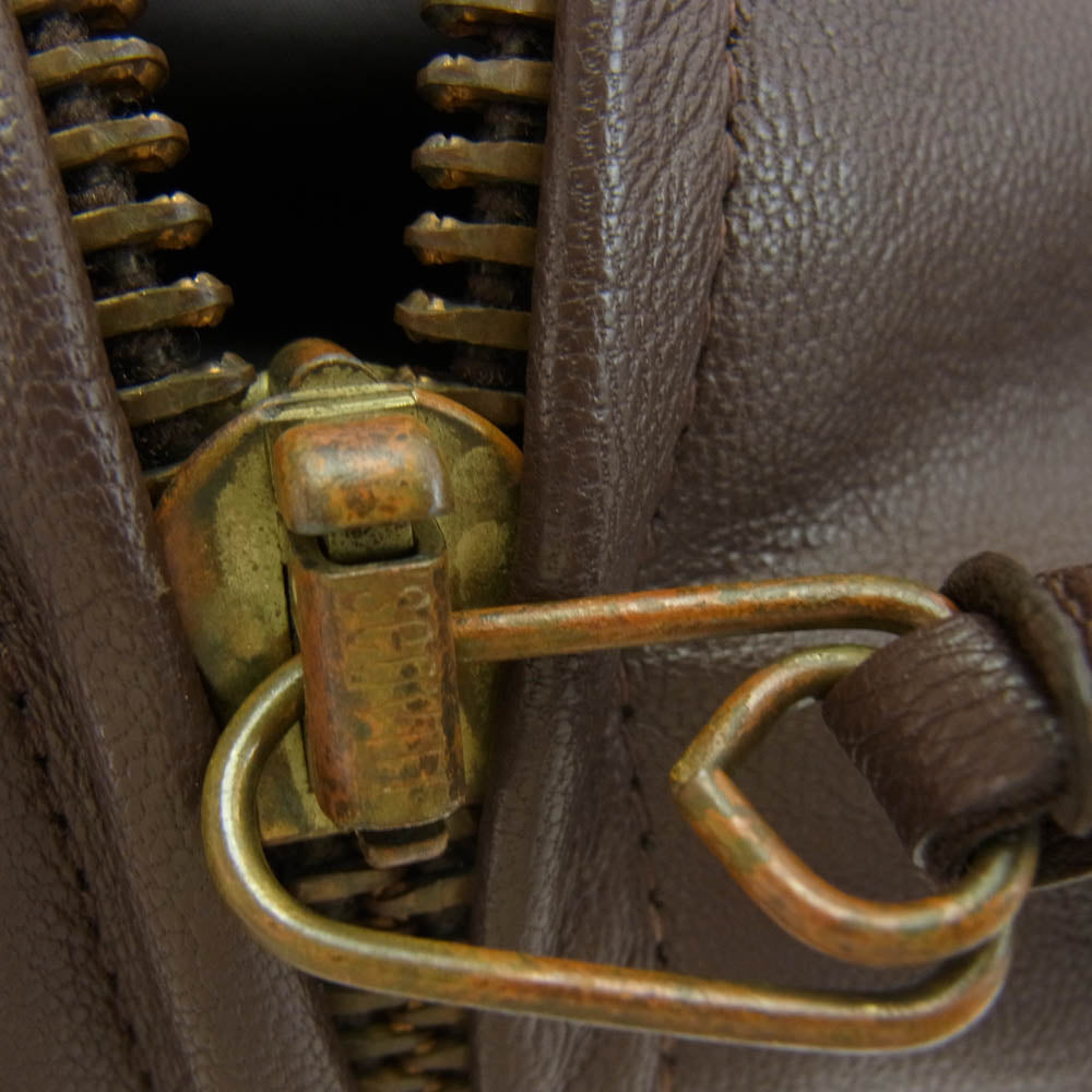 ウィリス アンド ガイガー G-8 LEATHER FLIGHT JACKET レザー フライト ジャケット ブラウン系 40【中古】