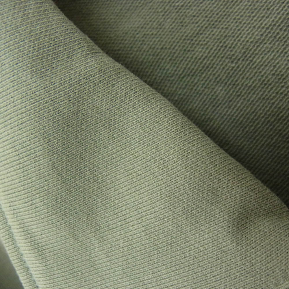 GRAPHPAPER グラフペーパー 22AW GU223-70106 Compact Terry Roll Up Sleeve Half Zip コンパクト テリー ロールアップスリーブ ハーフジップ スウェット カーキ系 F【中古】