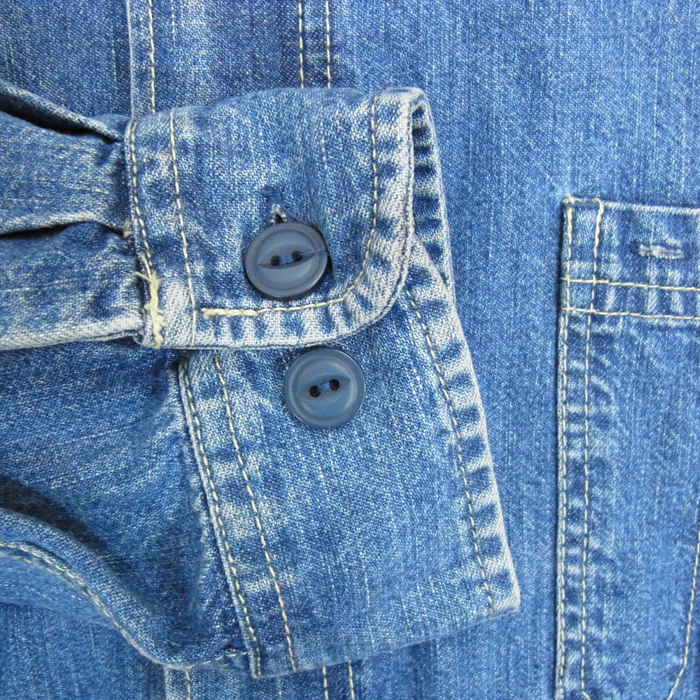 GAP ギャップ 90s GAP BLUE JEANS デニム シャツ ジャケット インディゴブルー系 L【中古】