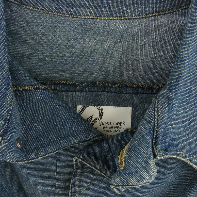 UNDERCOVER 04SS Languid期 歪みライダースジャケット