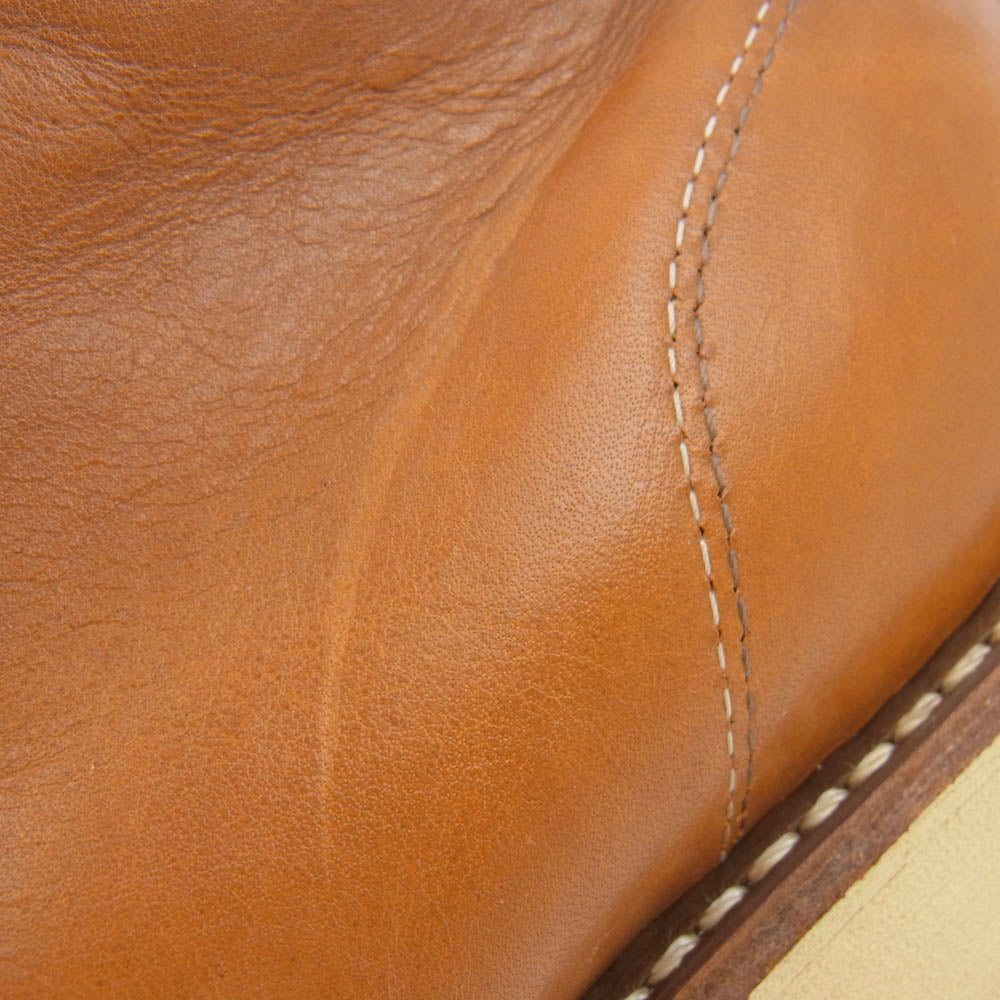 RED WING レッドウィング 9875 アイリッシュセッター 四角 犬タグ モックトゥ ワーク ブーツ ライトブラウン系 27.5cm【中古】