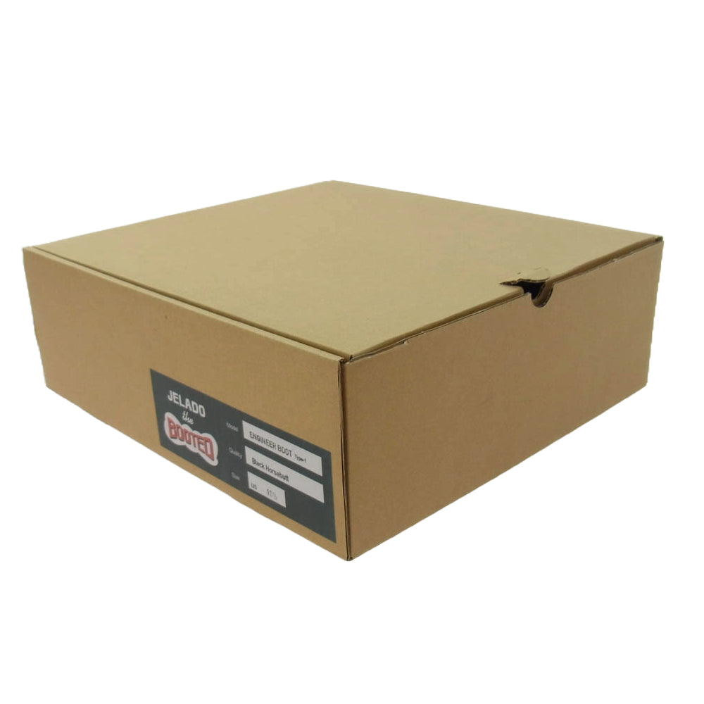 JELADO ジェラード the BOOTED ENGINEER BOOT type1 BLACK Horsebutt エンジニア ブーツ ブラック系 US10.5【新古品】【未使用】【中古】