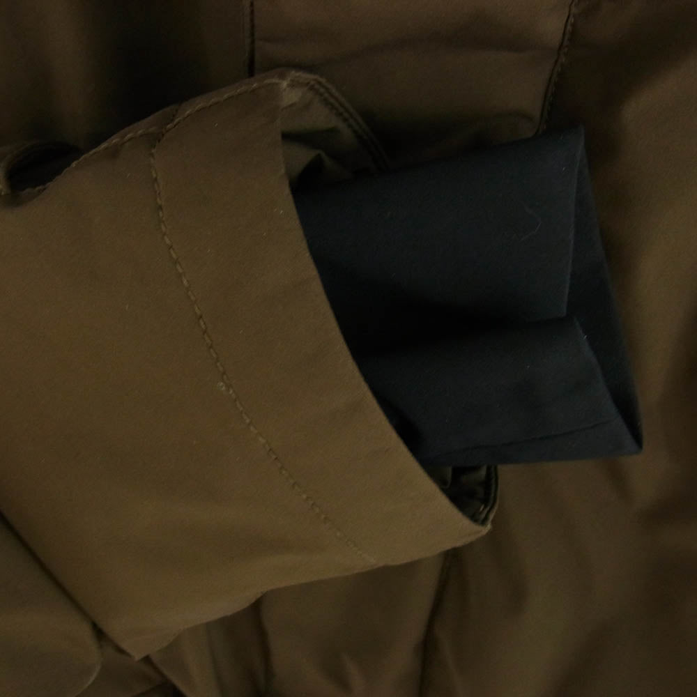 Herno ヘルノ 29157-27933-1 Laminar Gore-Tex ラミナー ゴアテックス ダウン フード コート ジャケット ダークブラウン系 48【中古】