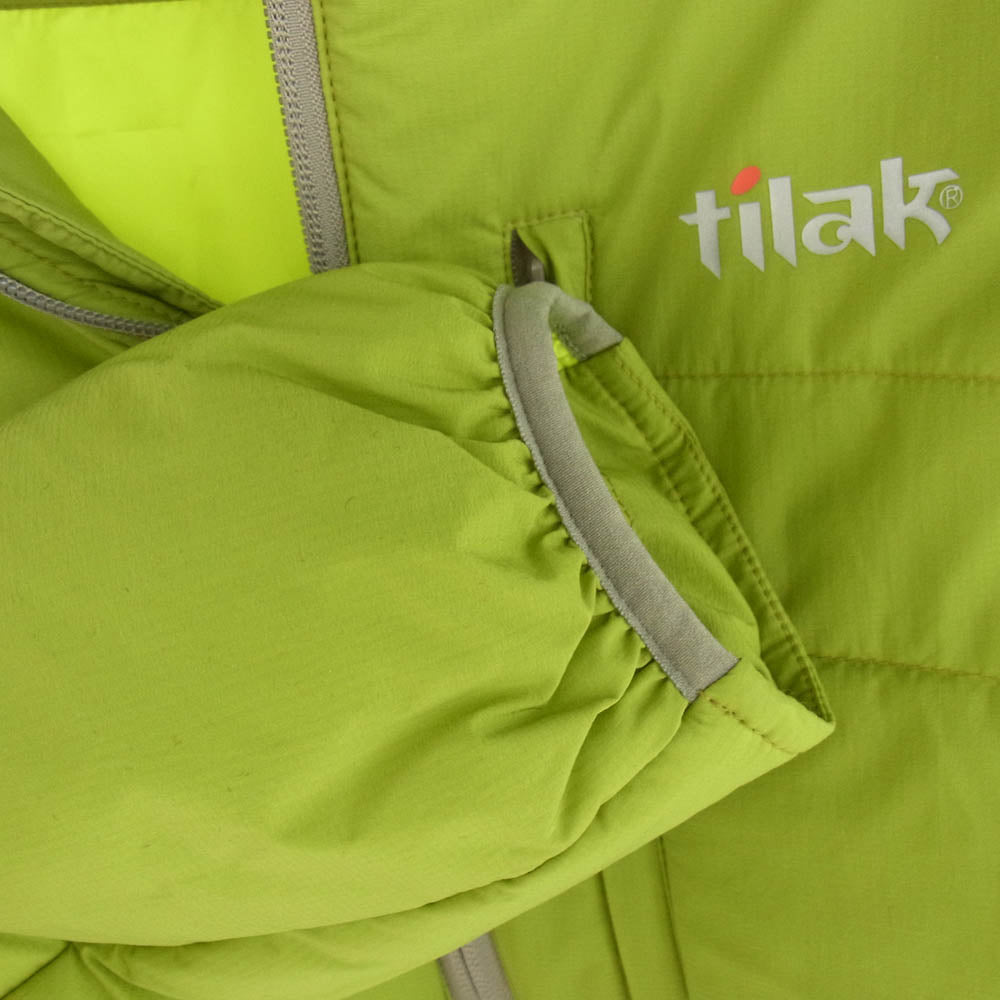 TILAK ティラック KETIL JACKET PERTEX QuantumAir ケティル ジャケット 中綿 マウンテンパーカー ナイロンジャケット グリーン系 M【美品】【中古】