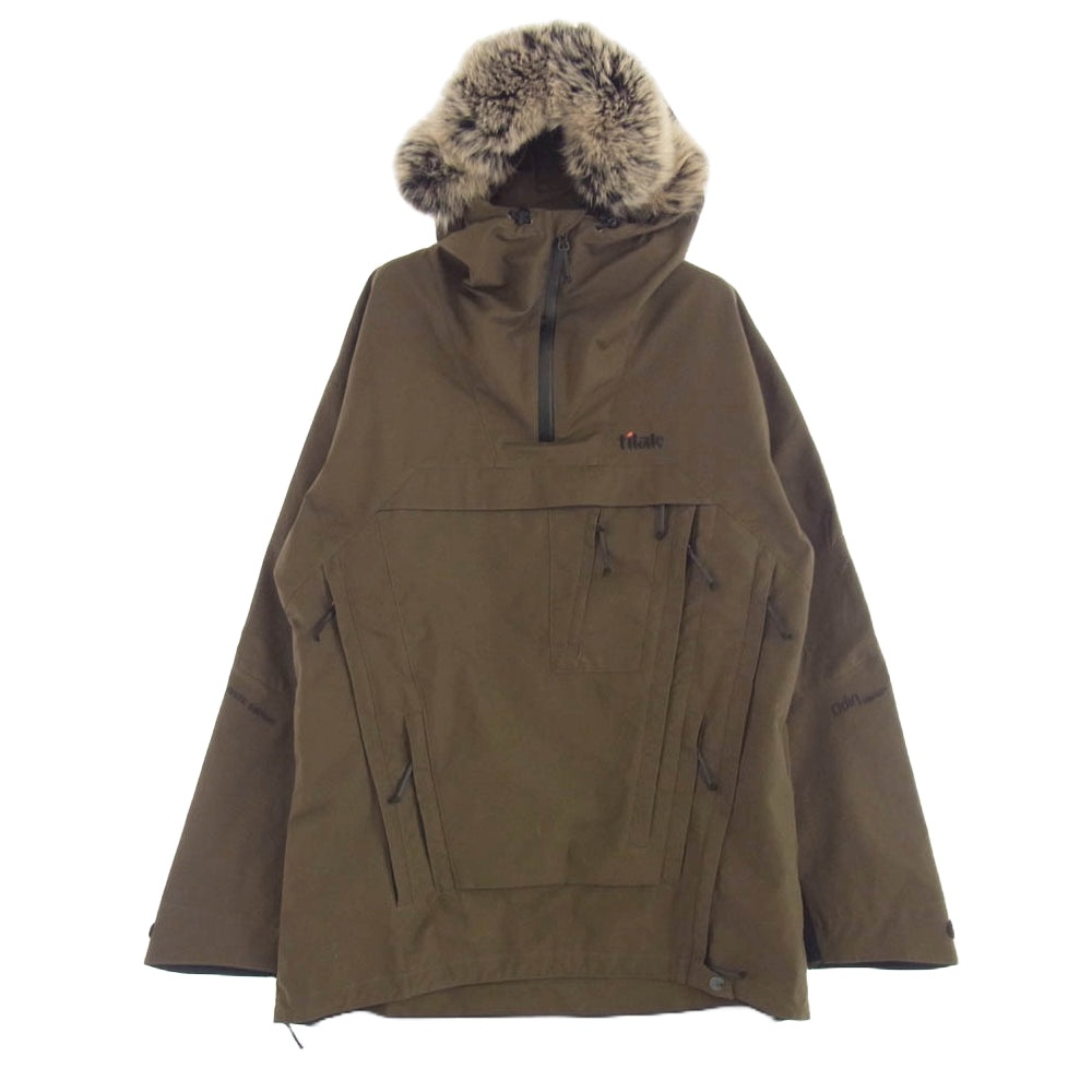 TILAK ティラック ODIN Arctic Anorak ファー付き ナイロン アノラック ジャケット カーキ系 M【中古】 TILAK ティラック ODIN Arctic Anorak ファー付き ナイロン アノラック