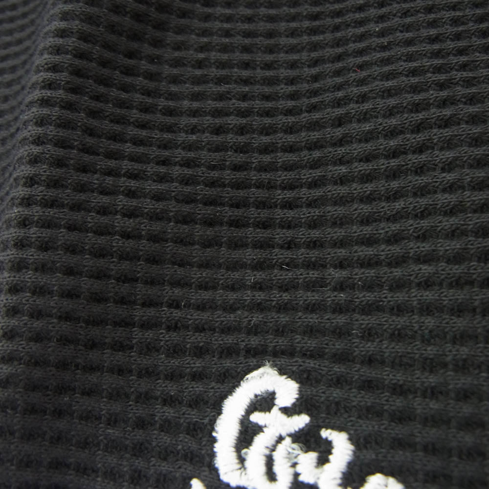 GABOR ガボール GABORATORY ガボラトリー ロゴ刺繍 ビーニー ニット帽 ブラック系【美品】【中古】