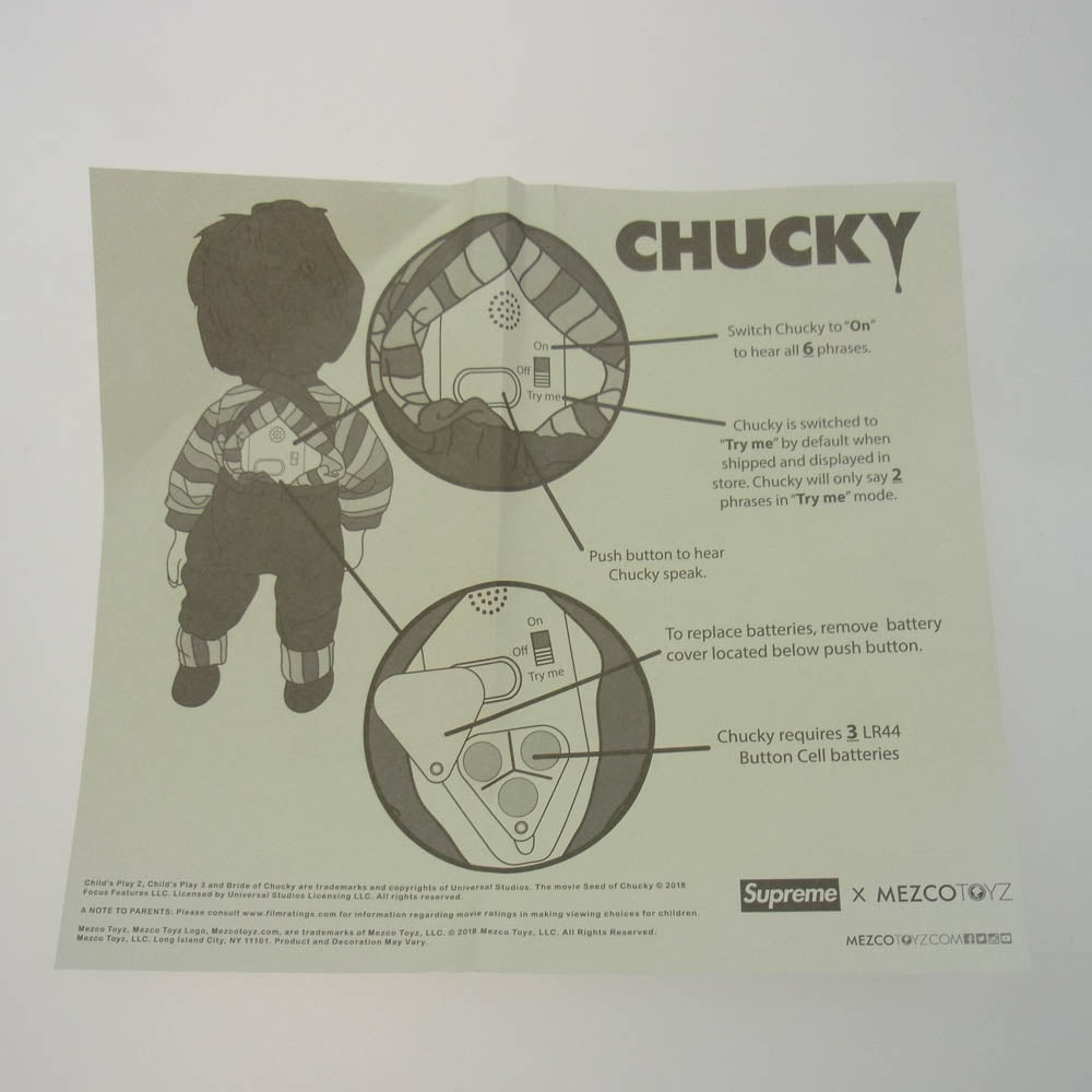 Supreme シュプリーム 20AW Chucky Doll チャッキー ドール マルチカラー系【美品】【中古】