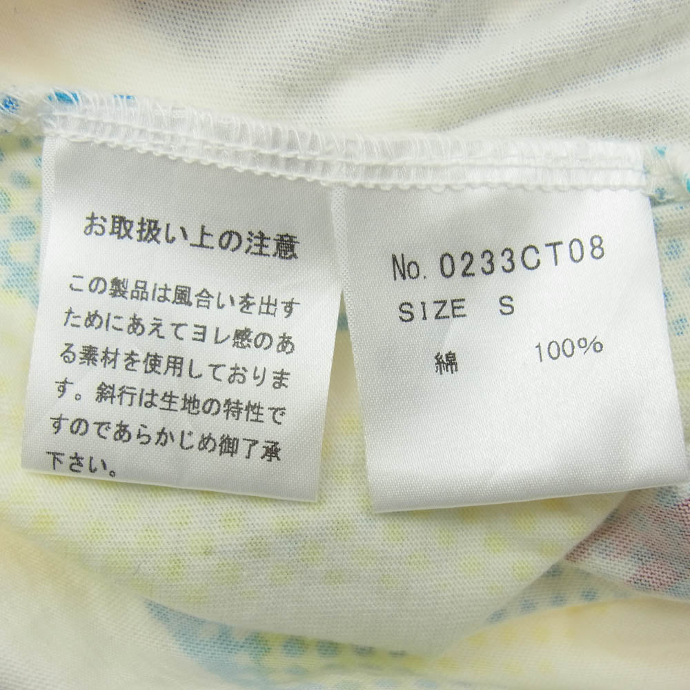 HYSTERIC GLAMOUR ヒステリックグラマー 0233CT08 フロントプリント Tシャツ 半袖カットソー マルチカラー系 S【中古】