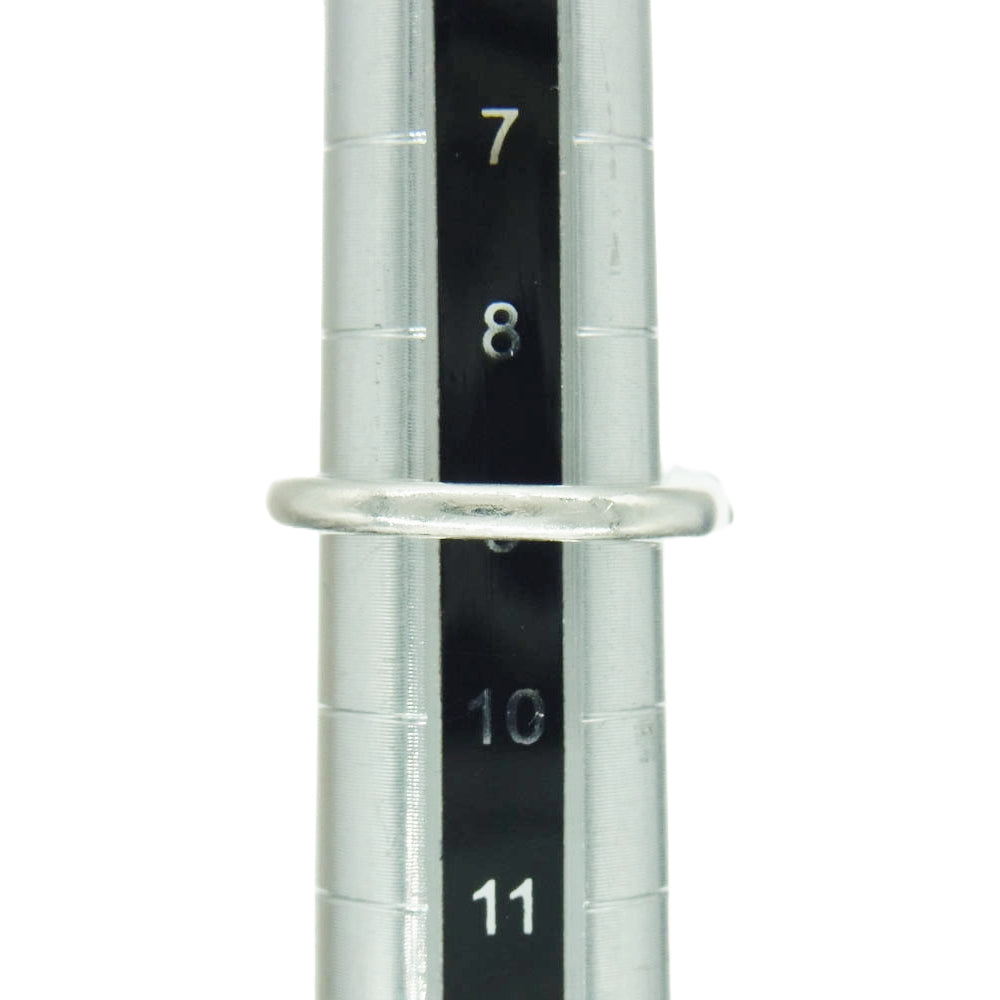 CHROME HEARTS クロムハーツ(原本無) BABY CLASSIC ベイビークラシック フローラルクロス リング シルバー系 9号【中古】