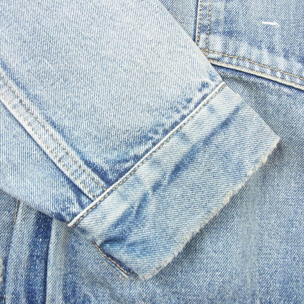 N.HOOLYWOOD エヌハリウッド × New Manual ニューマニュアル D.O T-BACK JACKET/IRG イレギュラー デニム ジャケット インディゴブルー系 42【極上美品】【中古】