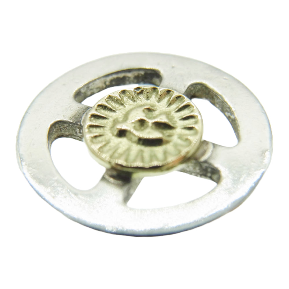 WINGROCK ウィングロック 金メタル付き メディスンホイール ネックレス シルバー系 ゴールド系【中古】