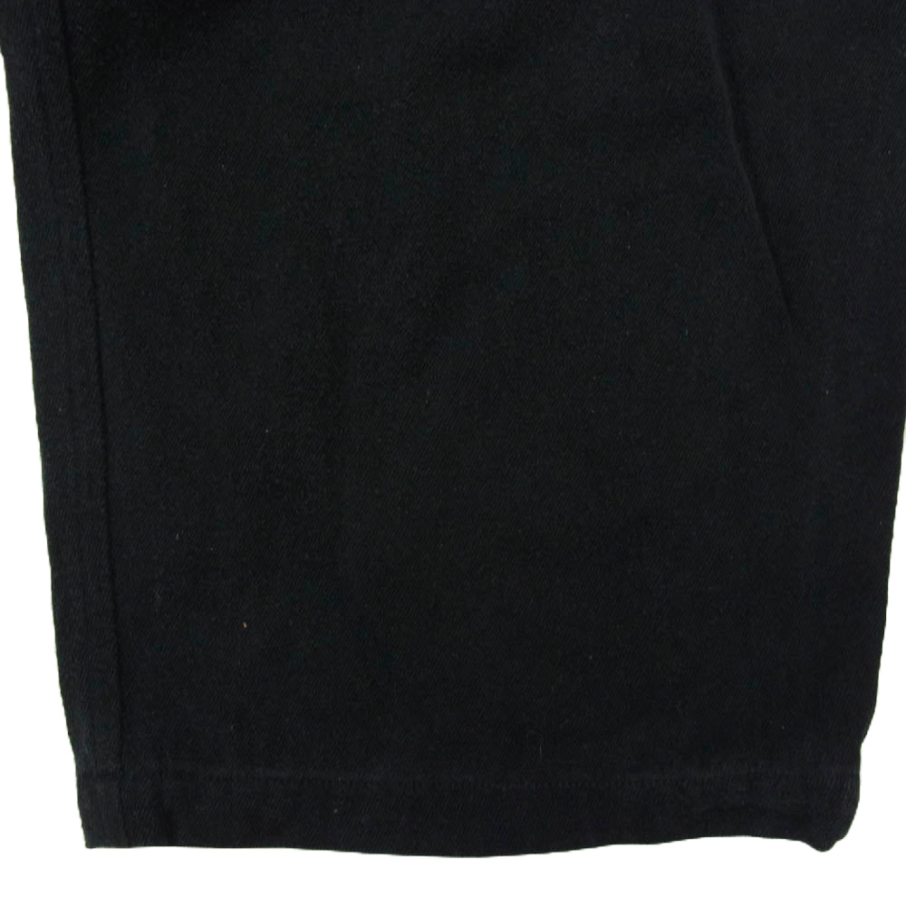 COMOLI コモリ 21SS T01-03007 シルク ネップ ドローストリング パンツ ブラック系 2【中古】