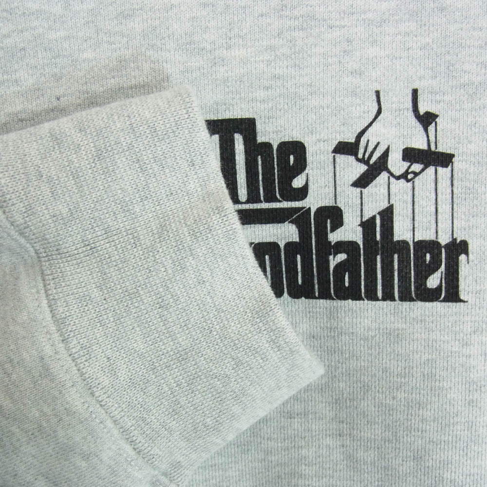 atmos アトモス MAASP-SW092 × THE GODFATHER ゴッドファーザー Sweatshirt クルーネック スウェット シャツ グレー系 L【中古】