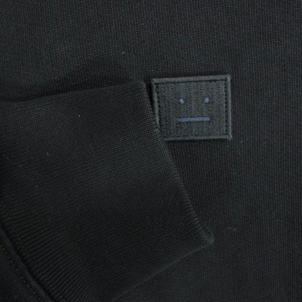 ACNE STUDIOS アクネストゥディオズ FA-UX-SWEA000009 FARRIN FACE プルオーバー スウェット パーカー ブラック系 XS【中古】