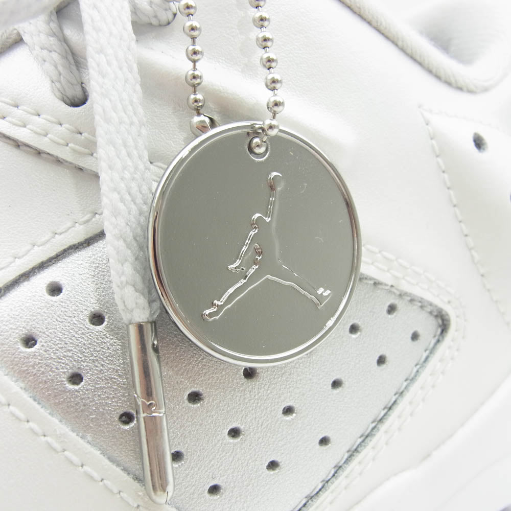 NIKE ナイキ FD6719-001 Air Jordan 6 Retro Low Golf Gift Giving エアジョーダン6 レトロ ロー ゴルフ ギフトギビング ゴルフシューズ スニーカー ホワイト系 シルバー系 27cm【極上美品】【中古】