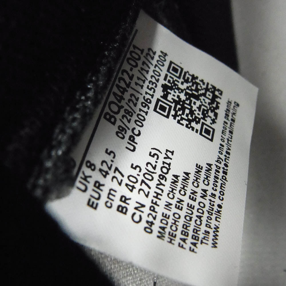 NIKE ナイキ BQ4422-001 Air Jordan 1 High '85 Black White エアジョーダン1 ハイ '85 ブラック ホワイト ハイカット スニーカー ブラック系 ホワイト系 27cm【極上美品】【中古】