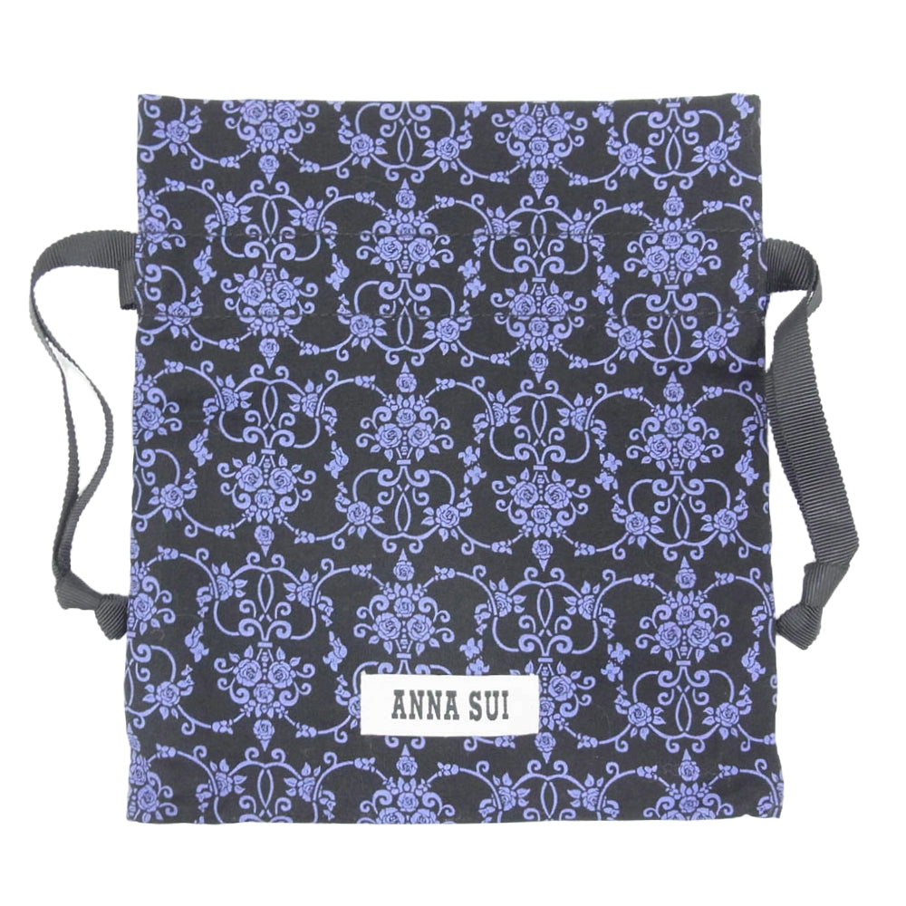 ANNA SUI アナスイ #317621 ルシィ 口金 二つ折り 財布 ゴールド系【新古品】【未使用】【中古】