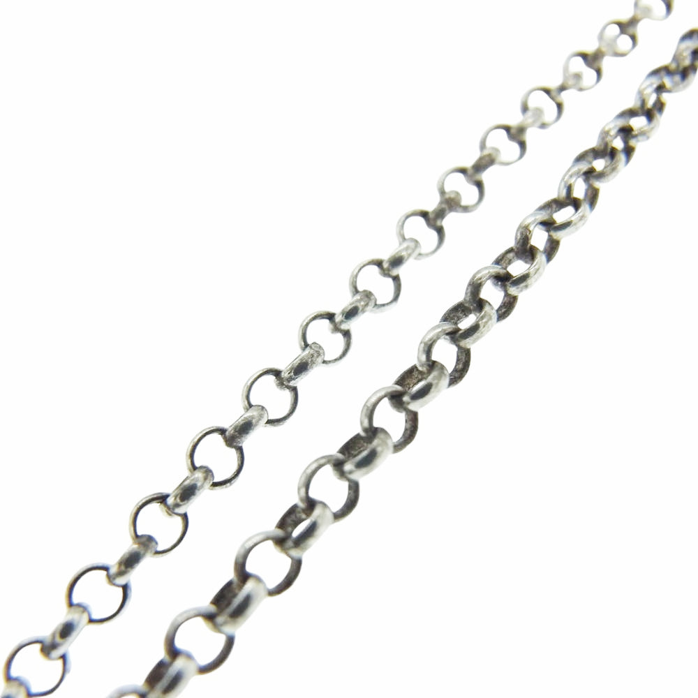 CHROME HEARTS クロムハーツ(原本無) NECKCHAIN R18 ロールチェーン ネックレス 18inch 18インチ シルバー系【中古】