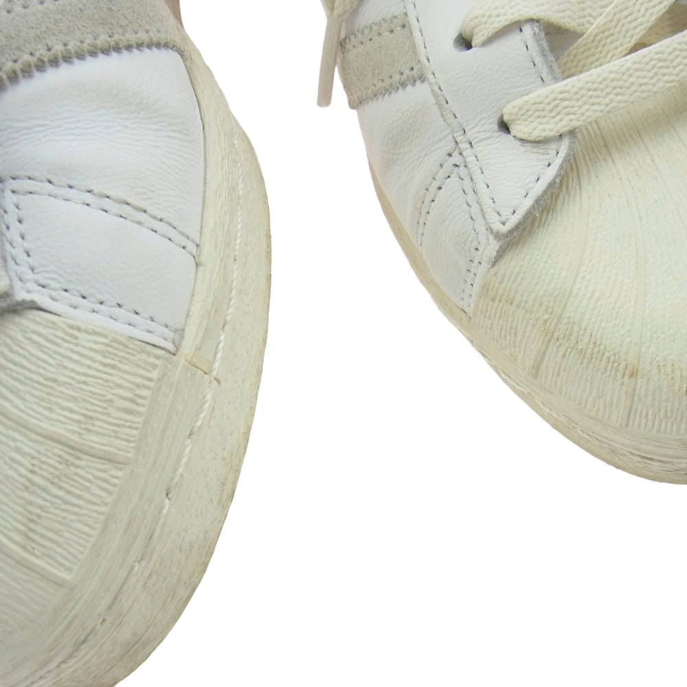 adidas アディダス ID5113 × URBAN RESARCH アーバンリサーチ SUPERSTAR 82 mcn46 スーパースター ローカット スニーカー ホワイト系 26cm【中古】