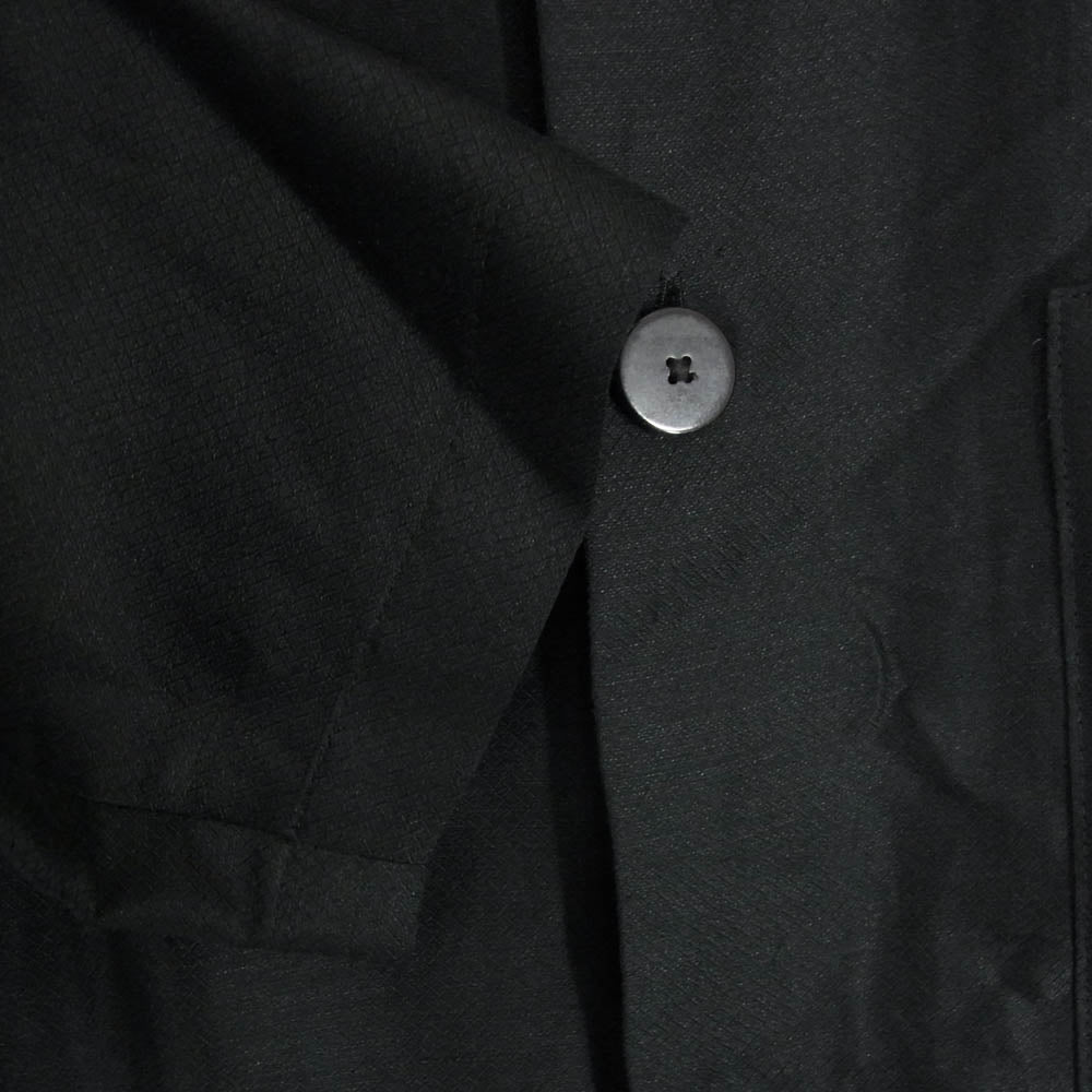 AURALEE オーラリー A21SS01SD SILK LINEN DOBBY SHIRTS JACKET シルク リネン ドビー シャツ ジャケット ブラック系 4【中古】