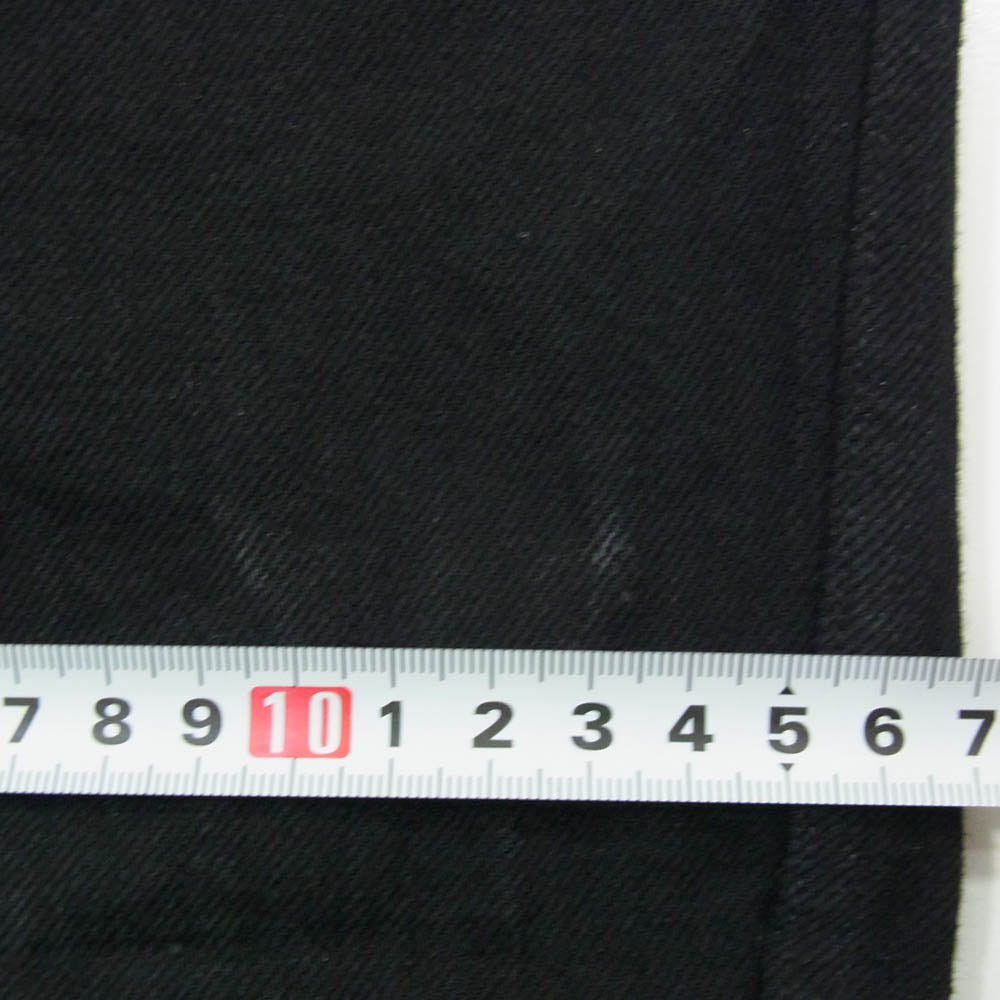 COMOLI コモリ N03-03003 BELTED DENIM PANTS ベルテッド デニム パンツ ブラック系 2【中古】