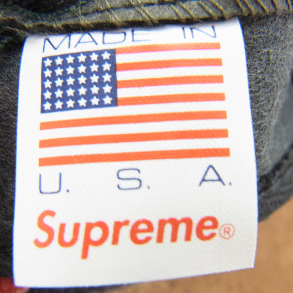 Supreme シュプリーム 12SS Floral Suede Camp Cap フローラル スウェード キャンプ キャップ 帽子 花柄 ブラック ベース マルチカラー系【中古】