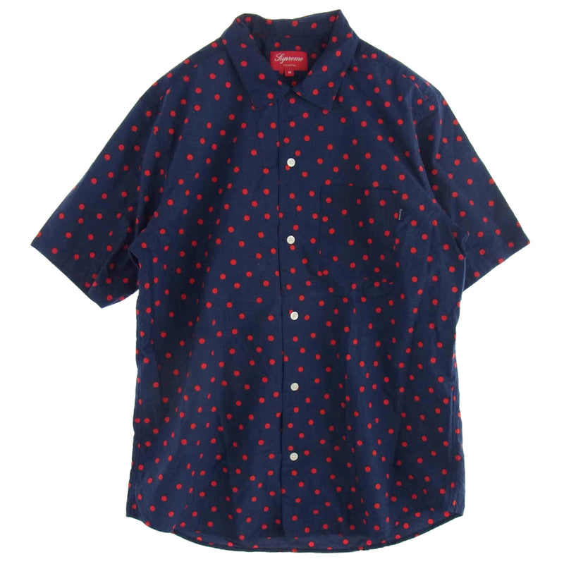 Supreme - Big Dot Camp Shirt 紺M シュプリーム - ビッグ ドット キャンプ シャツ 2012SS Supreme polka dot shirt - Gem