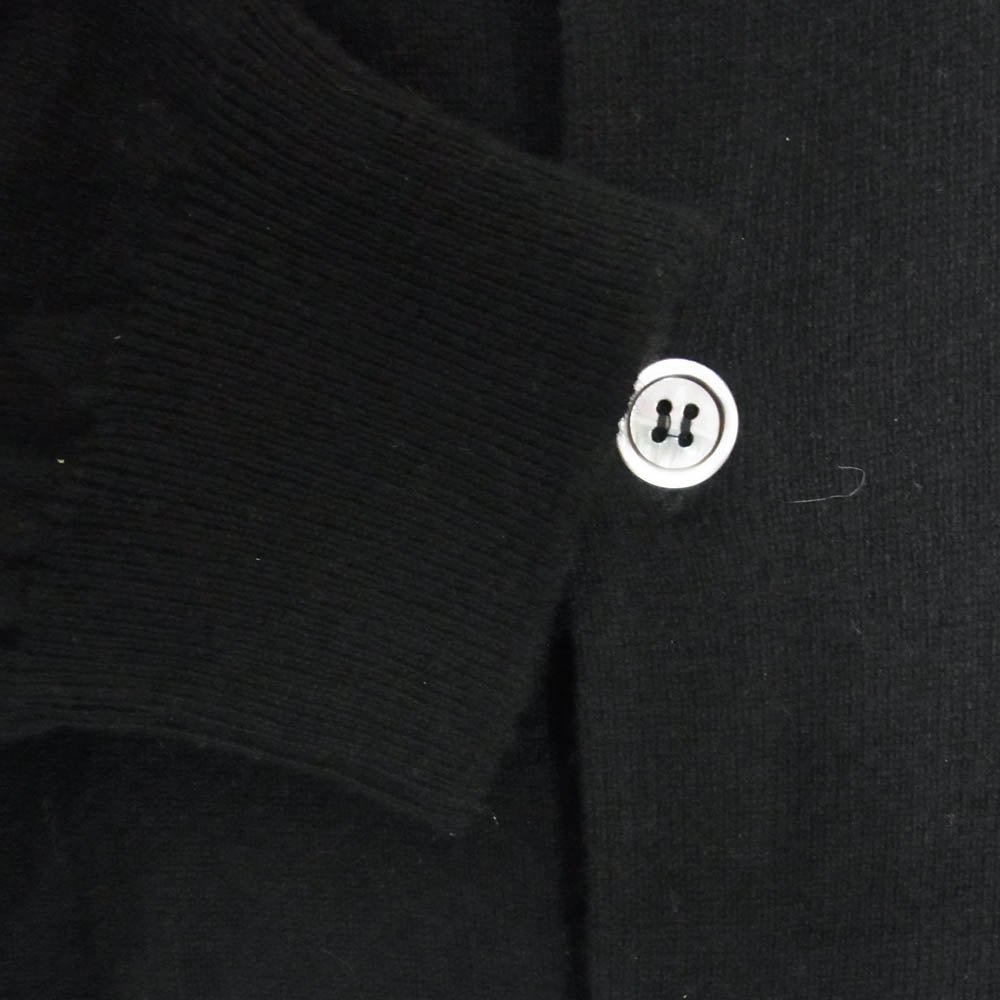 BLACK COMME des GARCONS ブラックコムデギャルソン 24AW 1N-N001 Long Cardigan ロング カーディガン ブラック系 XXL【中古】