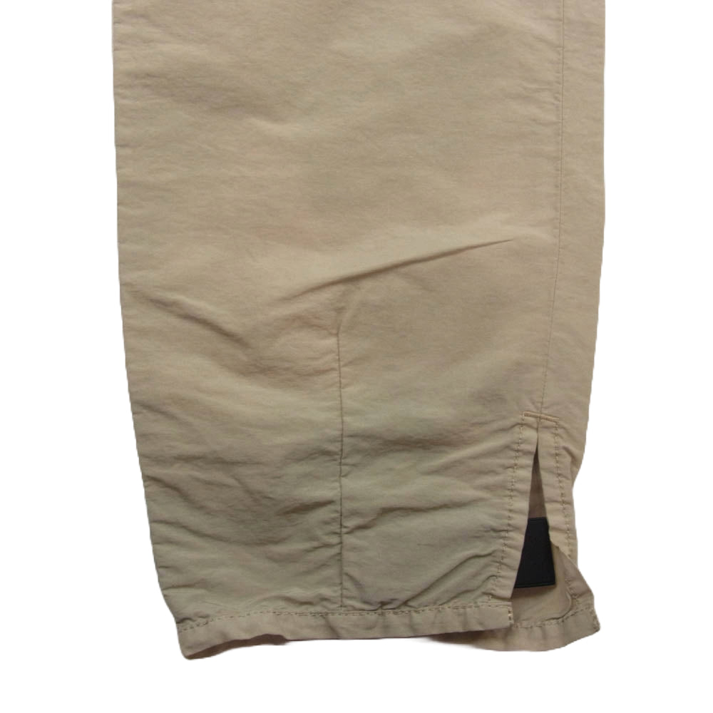 アリクス 裾スリット コットンナイロン 1タック テーパード パンツ ベージュ系 46【中古】