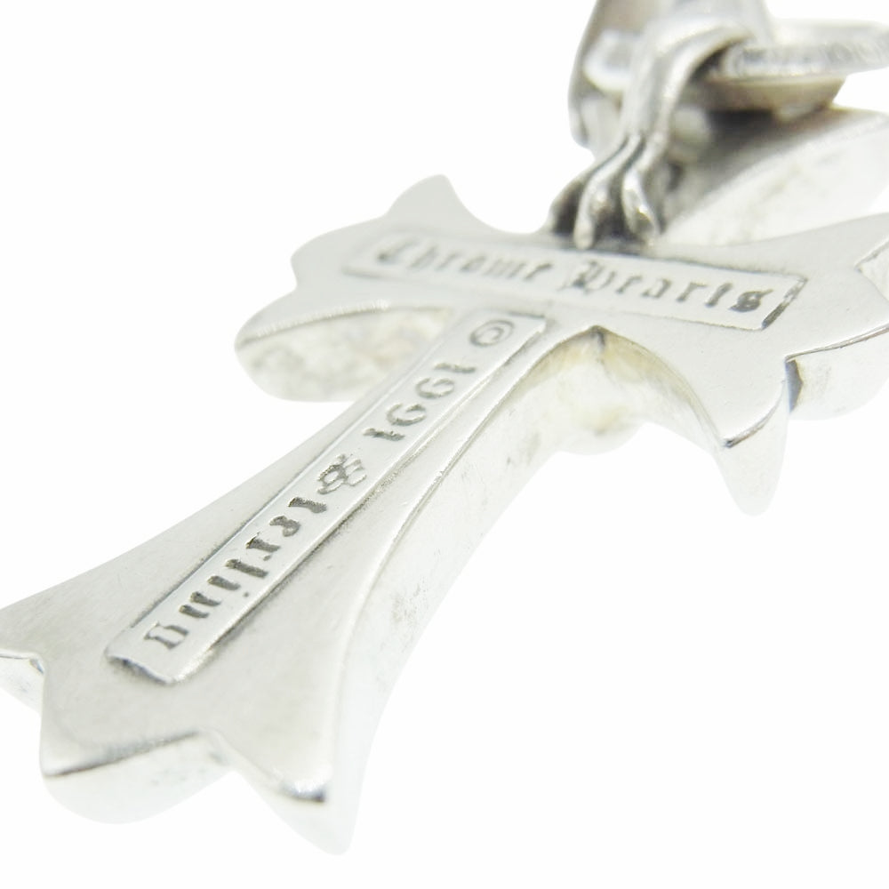 CHROME HEARTS クロムハーツ(原本無) CH CRS SML W BALE スモール CHクロス ペンダントトップ Wベイル シルバー系【中古】