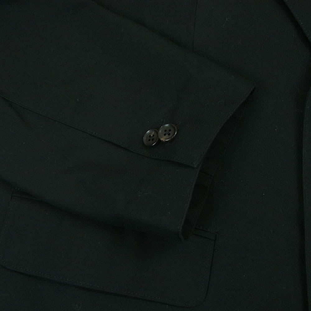 WACKO MARIA ワコマリア UNCONSTRUCTED JACKET アンコンストラクテッド 裏地レオパード柄 テーラード ジャケット ブラック系 L【中古】