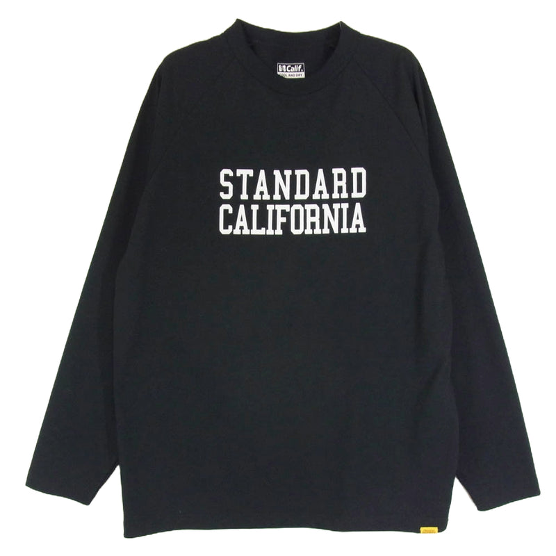 STANDARD CALIFORNIA ロゴロングスリーブT BLACK L 【公式通販】