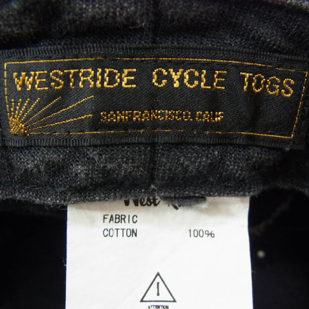 WESTRIDE ウエストライド ARMY CAP アーミー キャップ ブラック系 XL【中古】