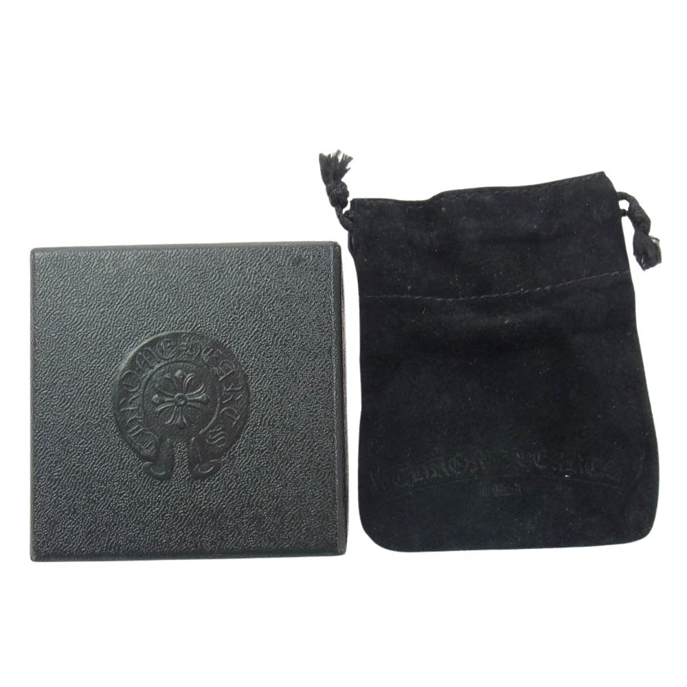 CHROME HEARTS クロムハーツ(原本無) FILIG CROSS-SM LB フィリグリークロス スモール wレザーブレイド ネックレス シルバー系【中古】