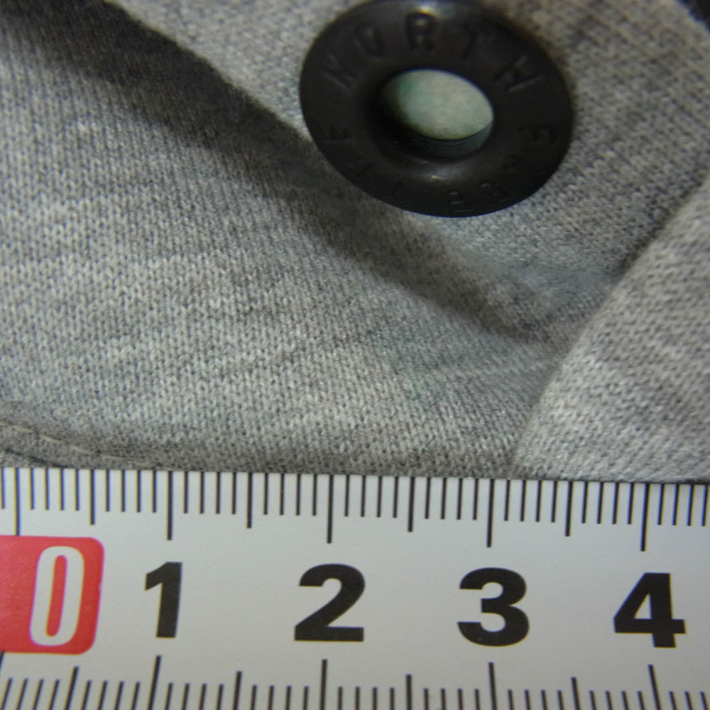 THE NORTH FACE ノースフェイス NT61822R BIG HOODIE ロゴ刺繍 ビック スウェット プルオーバー パーカー グレー系 L【中古】