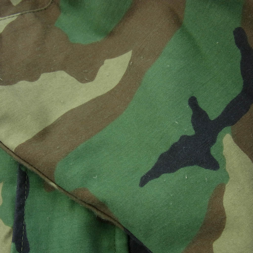 ALPHA アルファ 8415-01-228-1319 COLD WEATHER PARKA CAMO カモフラ 迷彩 ミリタリー ジャケット カーキ系 L【中古】