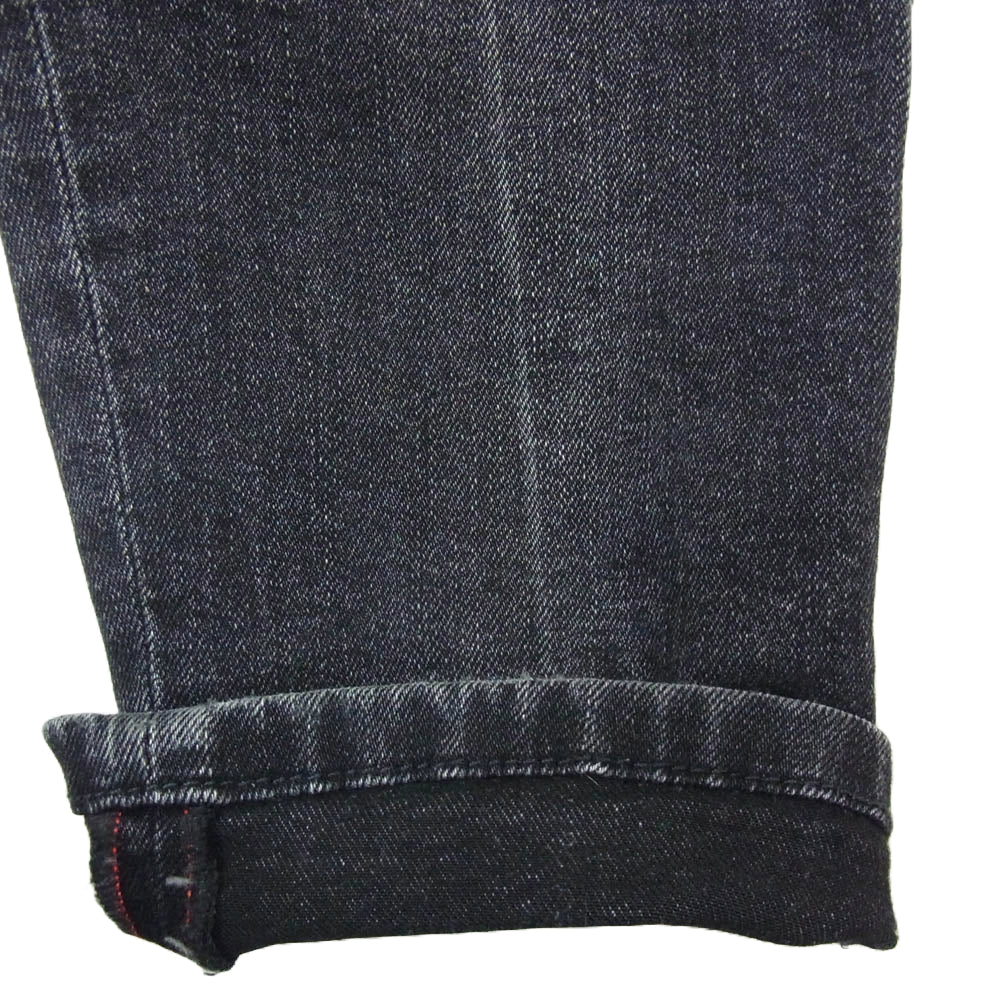 DIESEL ディーゼル SLEENKER ブラック スキニー ストレッチ デニム ブラック系 30【中古】