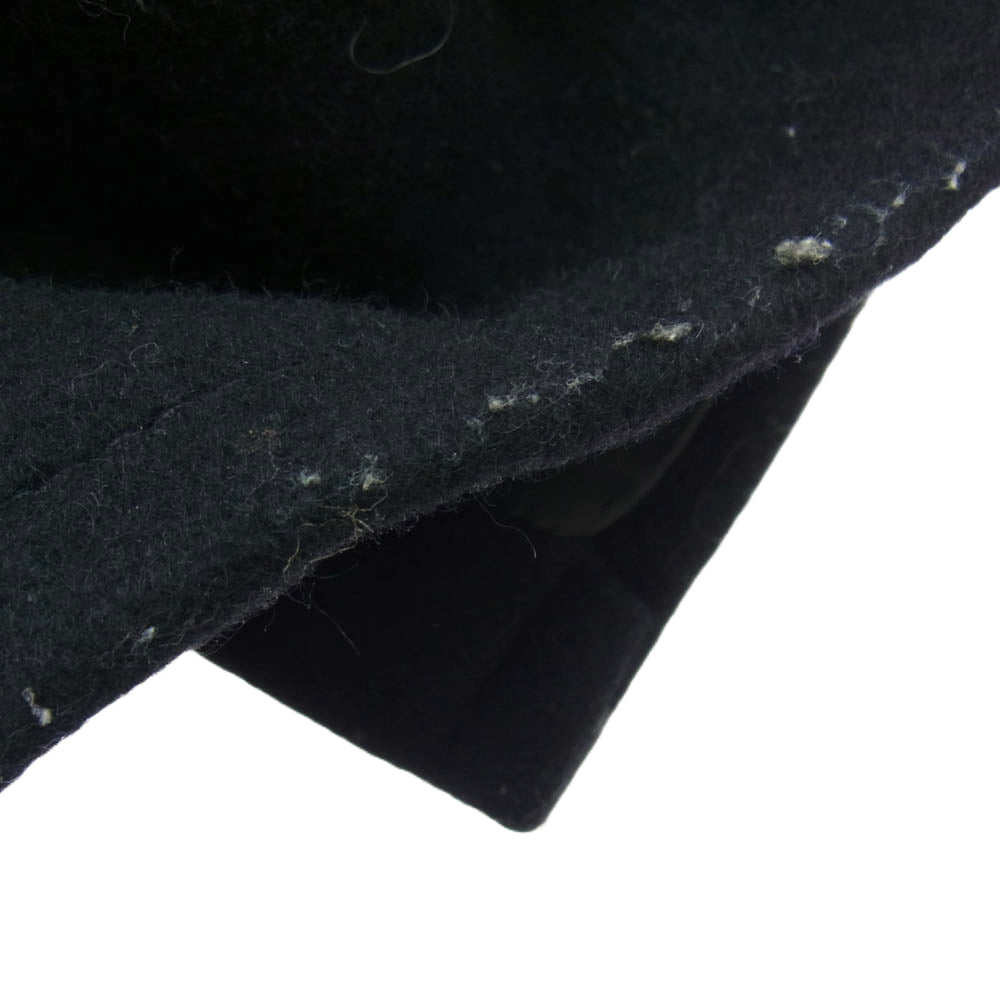 schott ショット 714US LONG MELTON PEACOAT ロング メルトン ウール ピーコート ブラック系 S【中古】