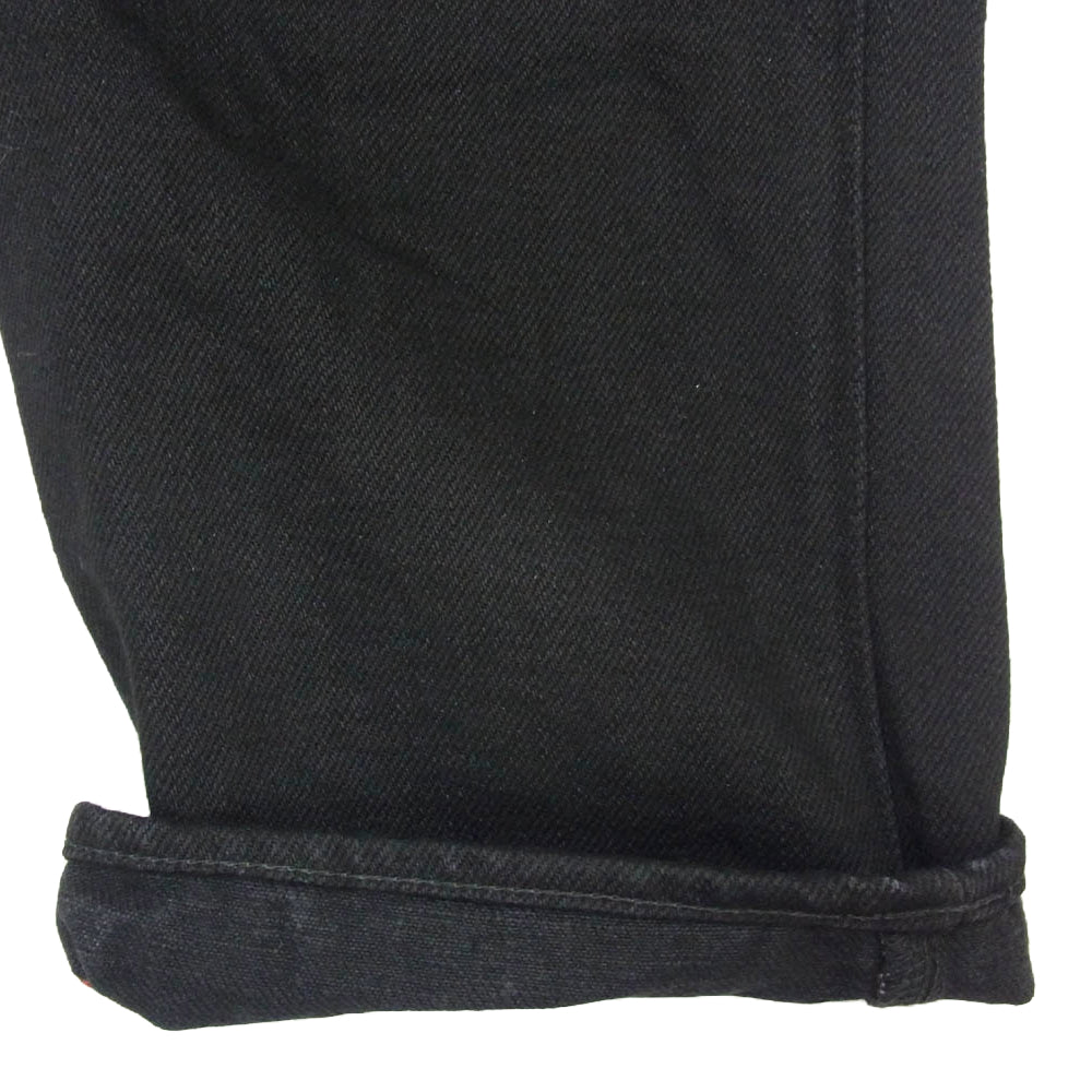 ONI DENIM 鬼デニム ONI288ZR-BKBK 20oz シークレット ブラック デニム パンツ ブラック系 31【中古】