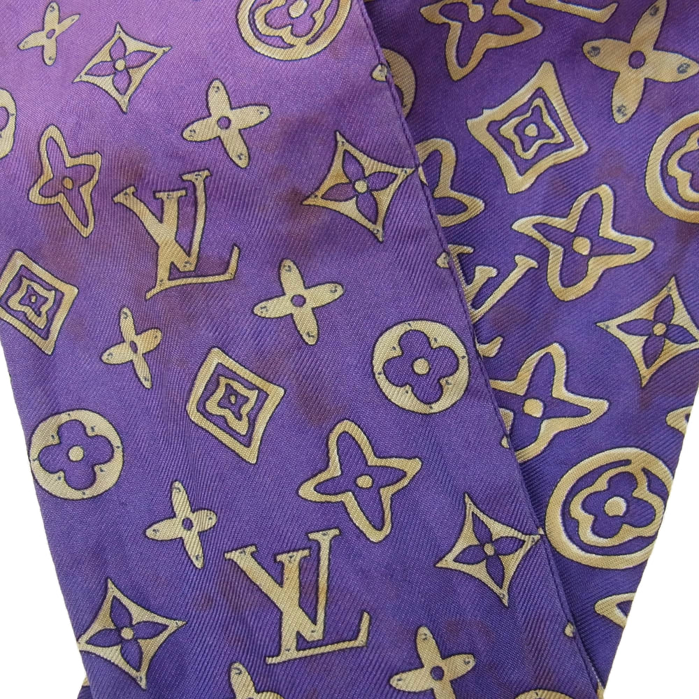 LOUIS VUITTON ルイ・ヴィトン バンドー モノグラム マップ スカーフ マルチカラー系【中古】
