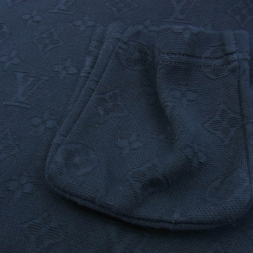 LOUIS VUITTON ルイ・ヴィトン 22SS RM221Q TCL HIY49W シグネチャー 3Dポケット モノグラム Tシャツ 半袖 ダークネイビー系 M【中古】