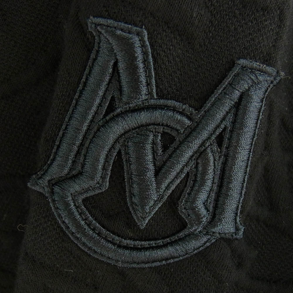 MONCLER モンクレール 22AW H20918G00040 899Q8 モンクレールジャパンタグ エンボスロゴ 刺繍 ナイロンフード スウェット パーカー ブラック系 L【中古】