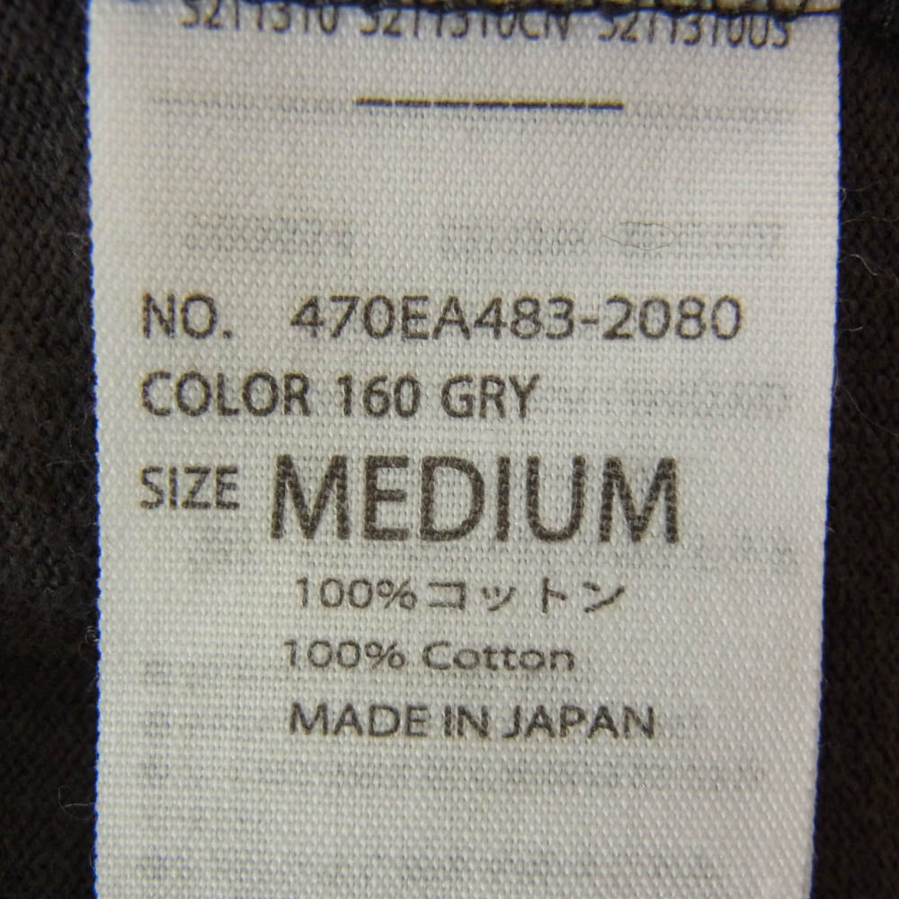 nagonstans ナゴンスタンス 21SS 470EA483-2080 CO Thick Jersey 立体ドレープ ドレス ワンピース グレー系 M【中古】