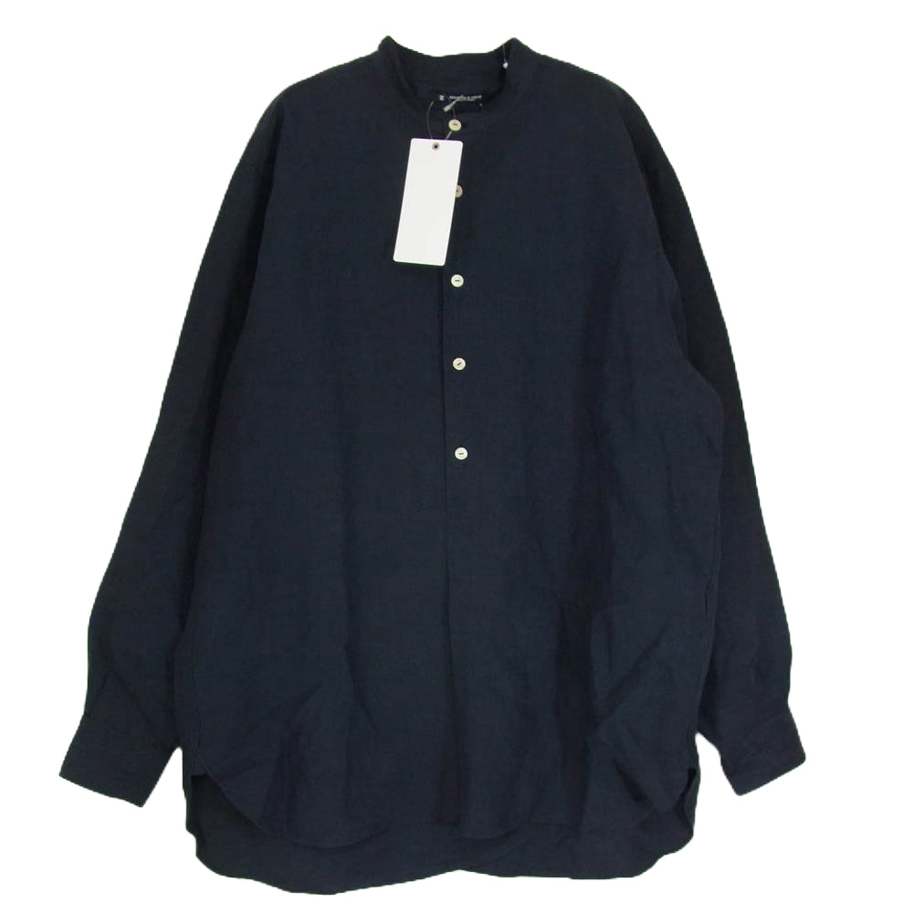 マーティーアンドサンズ 23SS MT3103-0605A LINEN PULL OVER SHIRTS