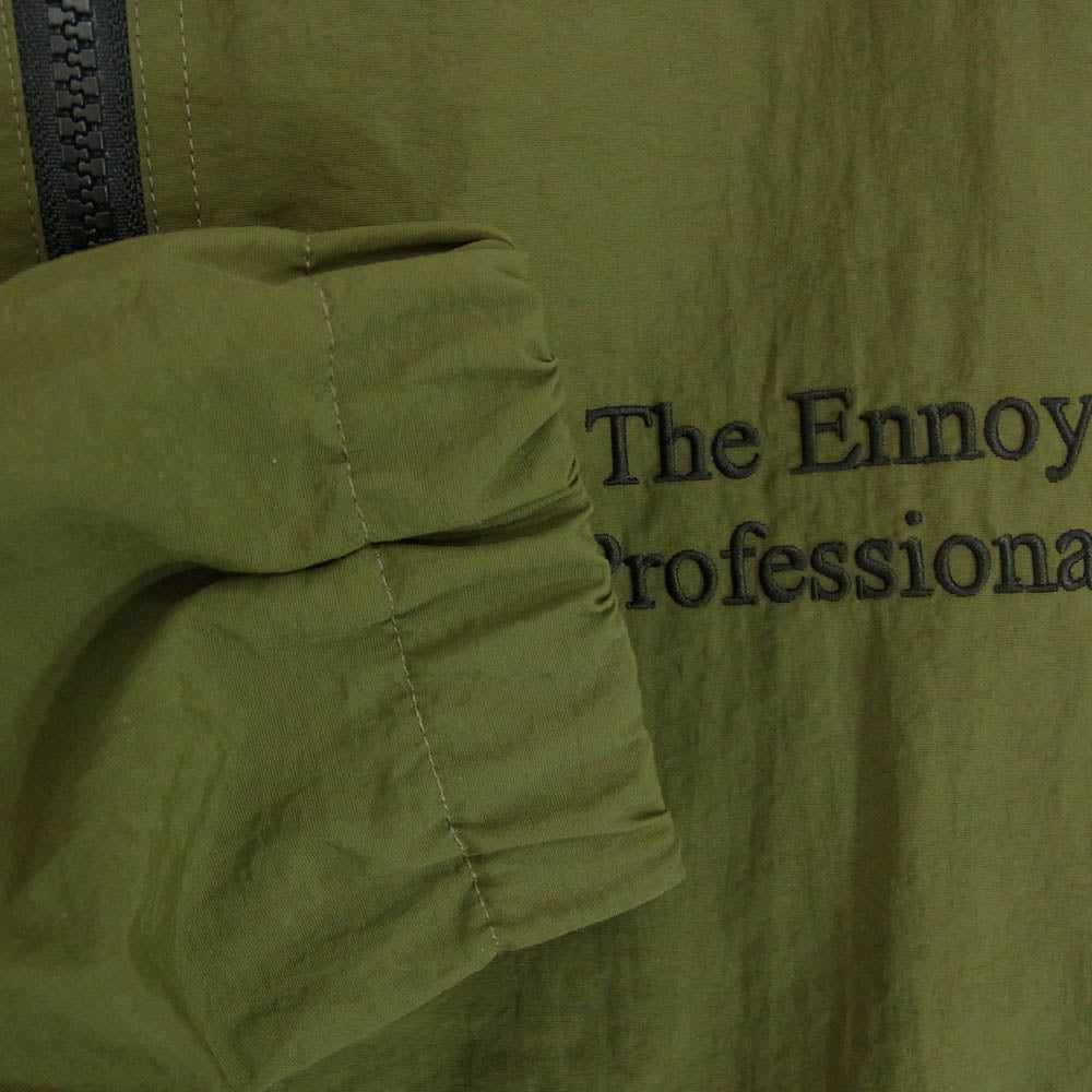 The Ennoy Professional ザ エンノイ プロフェッショナル 21SS SS21BRENJK01LV Stylistshibutsu Nylon Jacket スタイリスト私物 ナイロン ジャケット カーキ系 M【中古】