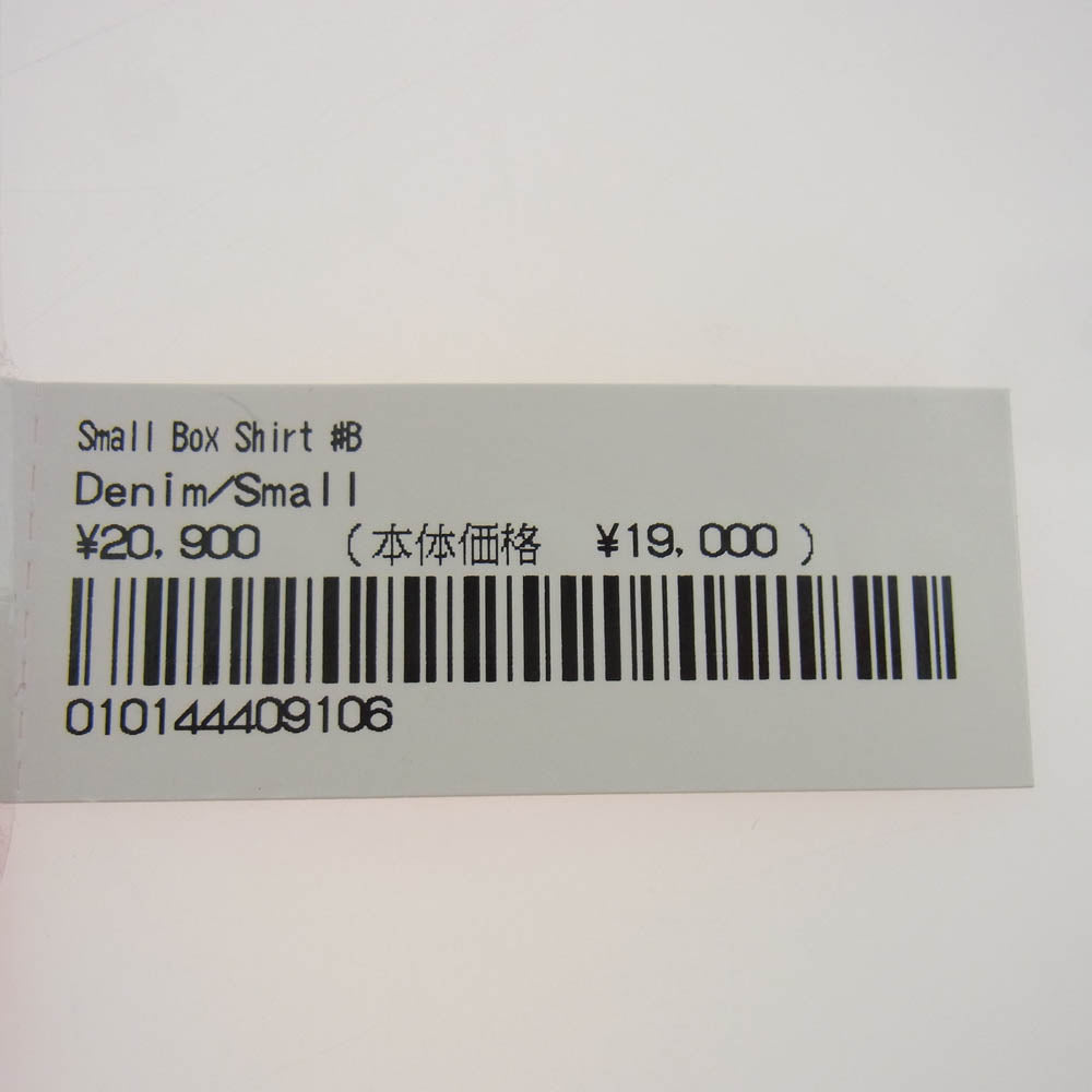 Supreme シュプリーム 23SS Small Box Shirt Denim スモール ボックス ロゴ デニム シャツ インディゴ ライトブルー系【中古】