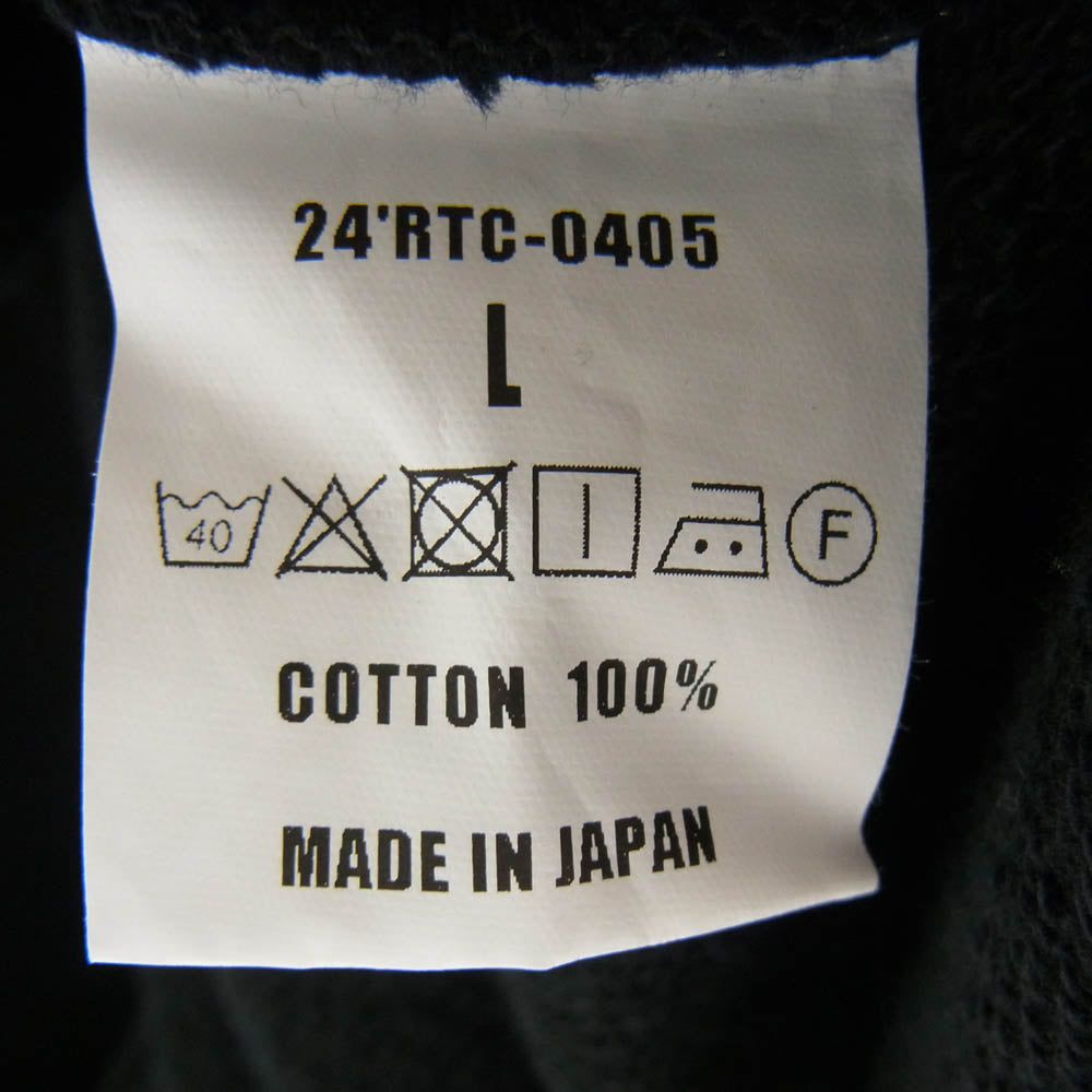 RATS ラッツ 24'RTC-0405 CUT OFF SWEAT カットオフ スウェット Tシャツ 半袖 ブラック系【新古品】【未使用】【中古】