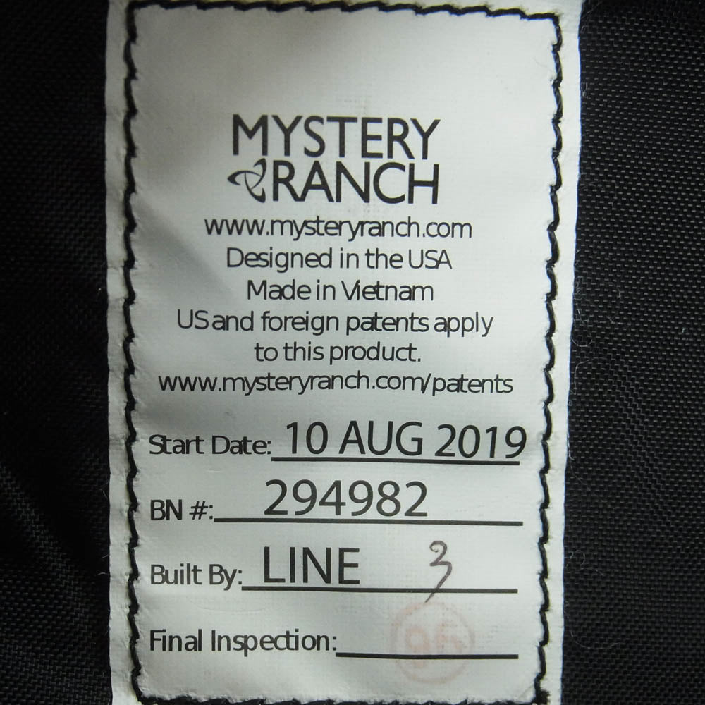 MYSTERY RANCH ミステリーランチ ミステリー ランチ ウエスト バッグ ブラック系【中古】