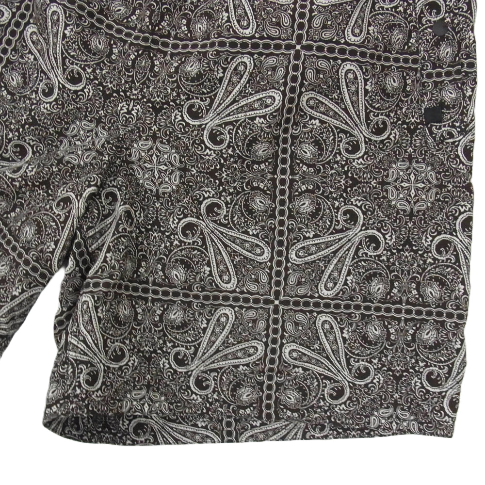 DAIWA PIER39 ダイワピア 24SS BP-52024 TECH MARINE SHORTS PAISLEY テック マリン ショーツ ペイズリー ハーフパンツ ダークブラウン系 L【美品】【中古】